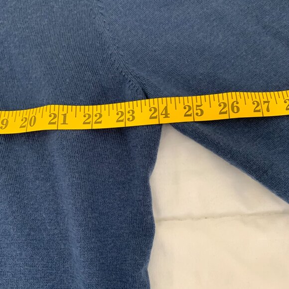 Banana Republic Men’s XXL Blue 100% Merino Wool Lightweight Sweater – Ultra Soft - Picture 8 of 13